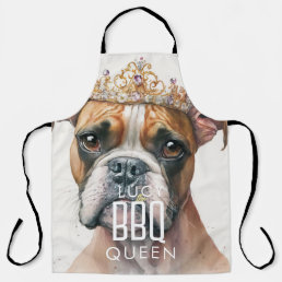 Boxer Dog BBQ Queen  Apron