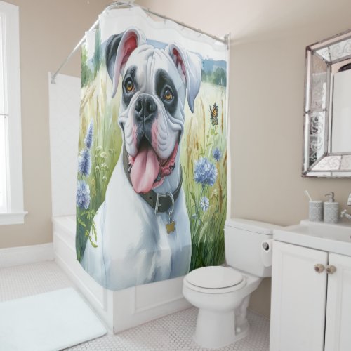 Boxer Dog Beauty Shower Curtain