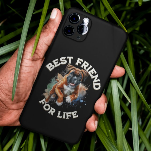 Boxer Dog Best Friend For Life Case-Mate iPhone Case (Creator Uploaded)