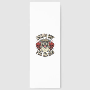 Boxer Dog Boxing Out The Haters Funny T-Shirt Desi Bookmarks