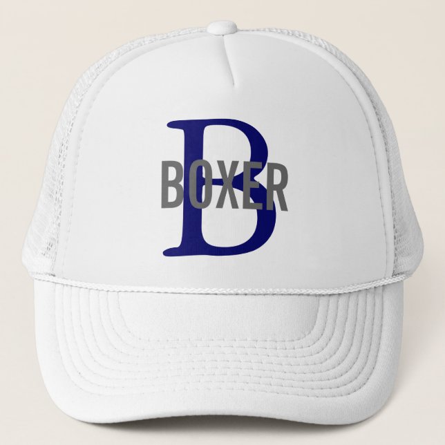 Boxer Dog Breed Trucker Hat/Cap Trucker Hat (Front)