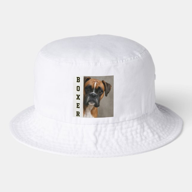 Boxer Dog Bucket Hat (Front)