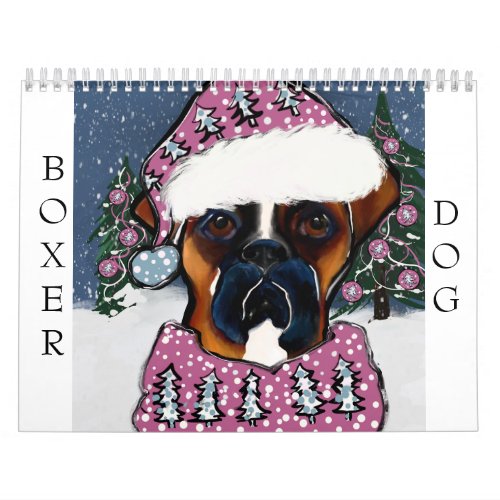 Boxer Dog Calendar