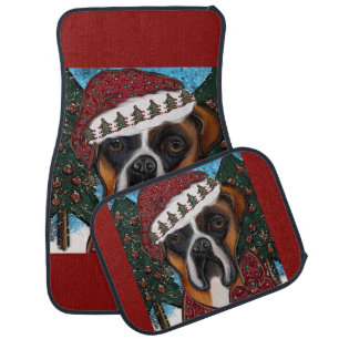 Boxer Dog Car Floor Mat