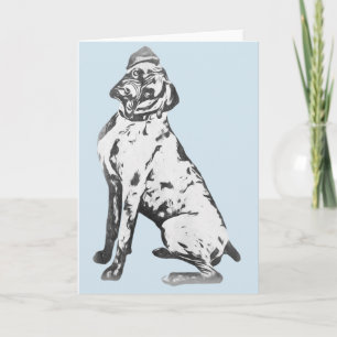 Boxer Dog Card