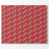 Boxer Dog Christmas Wrapping Paper (Flat)