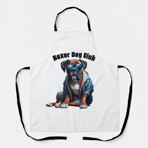 Boxer Dog Club Apron