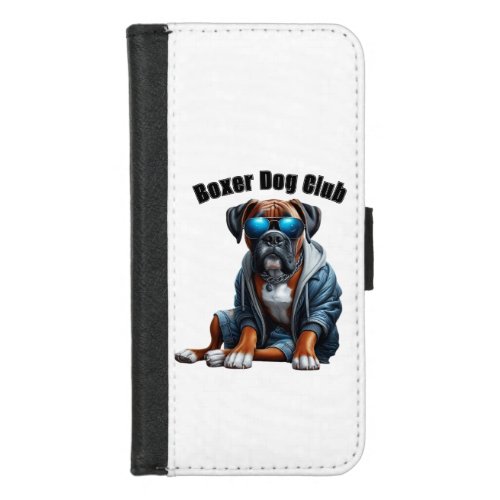 Boxer Dog Club iPhone 87 Wallet Case