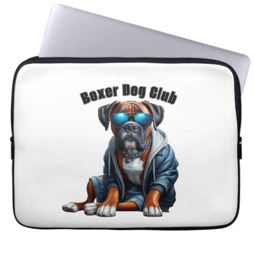Boxer Dog Club Laptop Sleeve