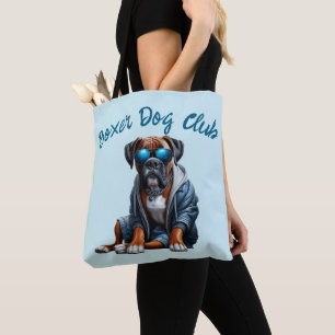 Boxer Dog Club Tote Bag