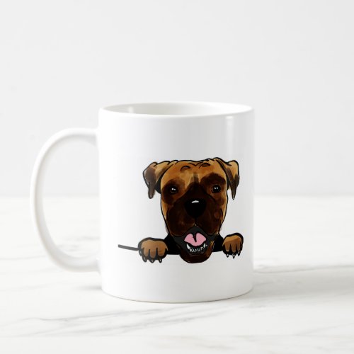 Boxer dog  coffee mug
