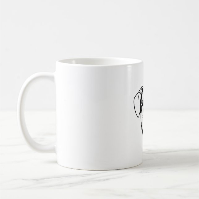 Boxer Dog Coffee Mug (Left)