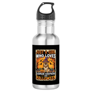Boxer Dog Couple Happy Valentines Day Stainless Steel Water Bottle
