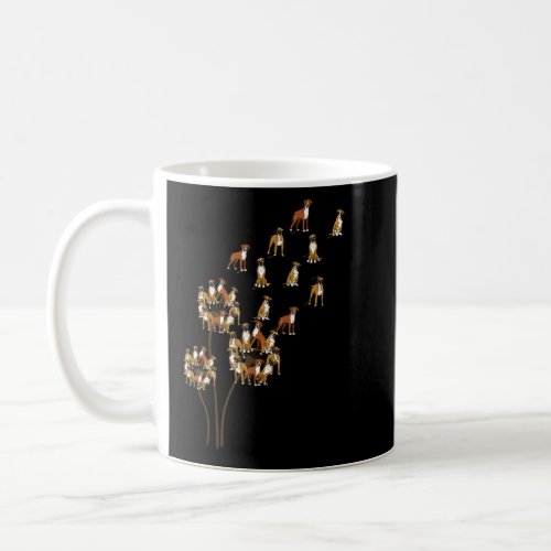 Boxer Dog Dandelion Flower Funny Animal Tees Men W Coffee Mug