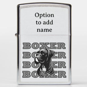 Boxer Dog Delight Zippo Lighter