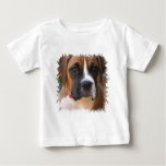 Boxer Dog Design Baby T-Shirt