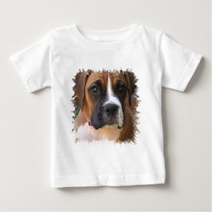 Boxer Dog Design Baby T-Shirt