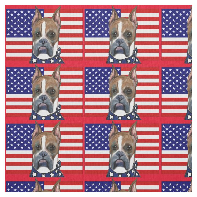 BOXER DOG FABRIC (Swatch)