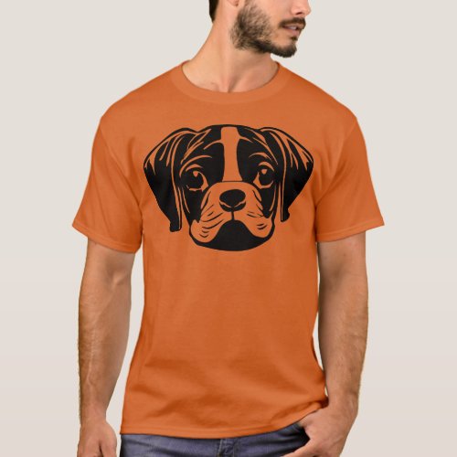 Boxer dog face T_Shirt