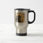 Boxer Dog Face Travel Mug
