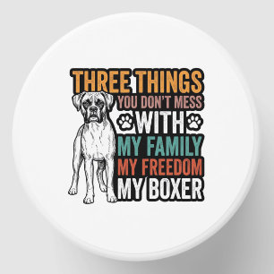 Boxer Dog Family Freedom Vintage Shirt Design_1 Mini Candle Favors