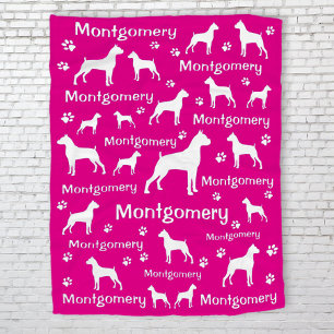 Boxer Dog Fleece Blanket – Cozy Custom Pet Gift