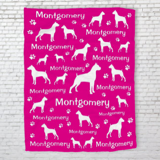 Boxer Dog Fleece Blanket – Cozy Custom Pet Gift
