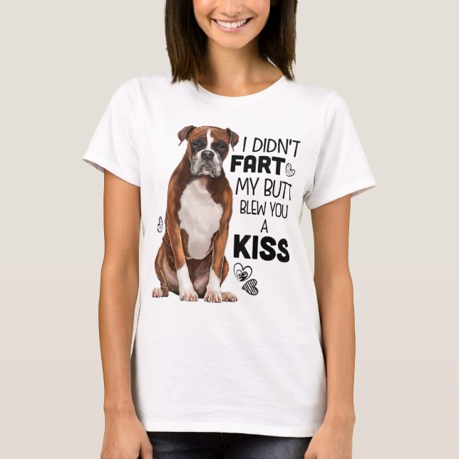 Boxer dog Funny for Dog Mom Dog Dad Dog Lover Gift T-Shirt (Front)