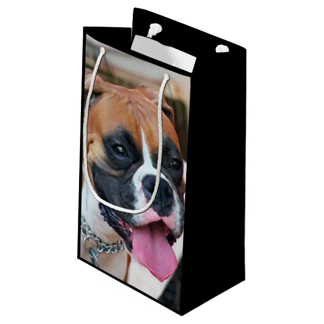 Boxer dog gift bag Zazzle