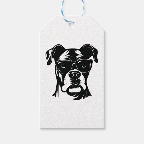 Boxer Dog Gift Tags