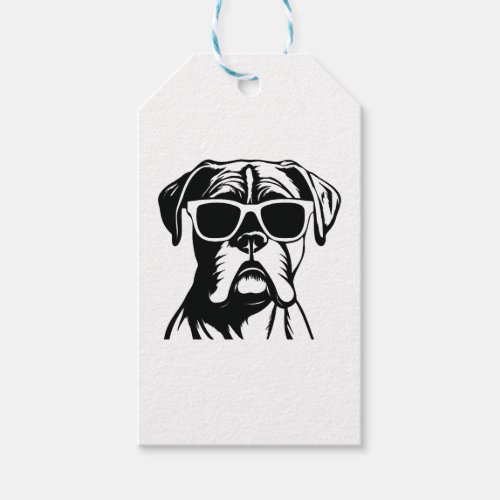 Boxer Dog Gift Tags