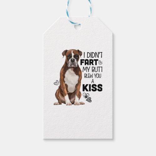 Boxer Dog gifts Gift Tags