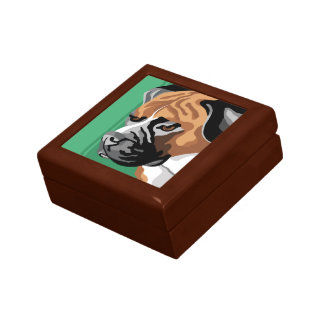 Boxer Dog Gifts Jewelry Box