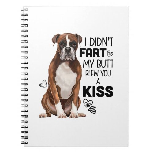 Boxer Dog gifts Notebook