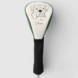 Boxer Dog  Golf Head Cover