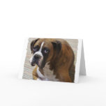 Boxer Dog Greeting Card