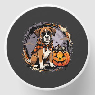 Boxer Dog Halloween Pumpkin Sublimation Mini Candle Favors