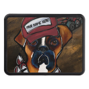 Boxer Dog Hitch Cover