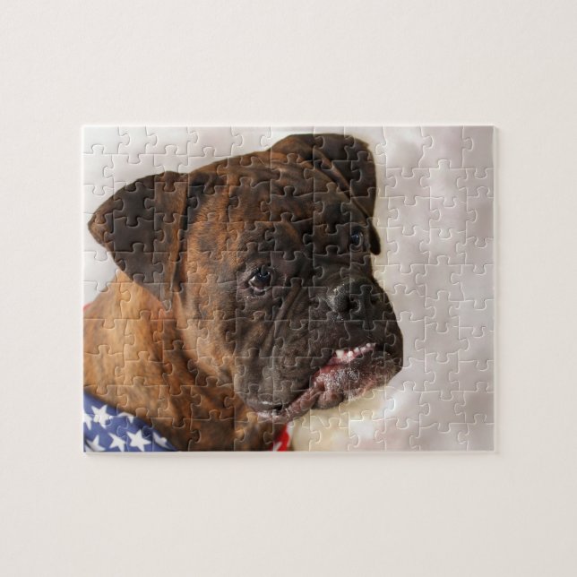 Boxer dog jigsaw puzzle (Horizontal)