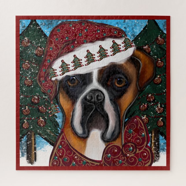 Boxer Dog Jigsaw Puzzle (Vertical)