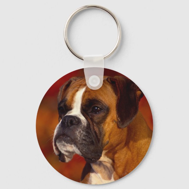 Boxer dog keychain (Front)