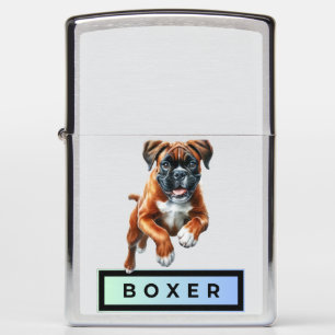 Boxer Dog - Leaps & Bounds Zippo Lighter