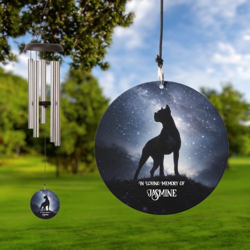 Boxer Dog Memorial Windchimes Wind Chime