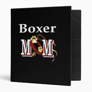 Boxer Dog MOM Binder