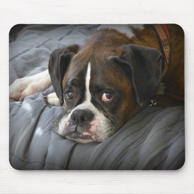boxer, dog mouse pad (Front)