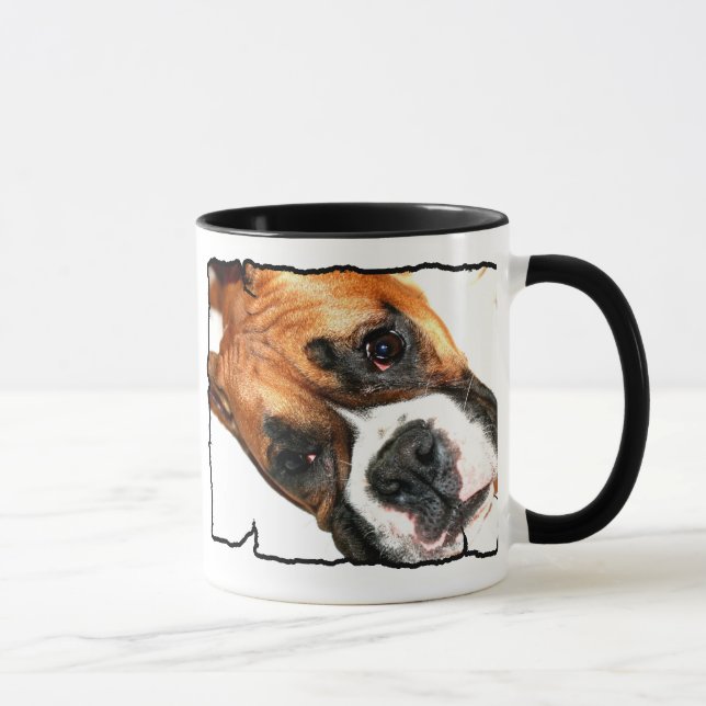 Boxer dog mug (Right)