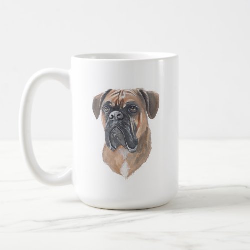 Boxer Dog Mug  15 oz