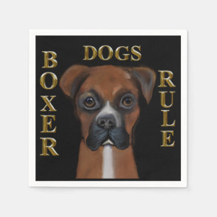 Boxer Dog Napkins