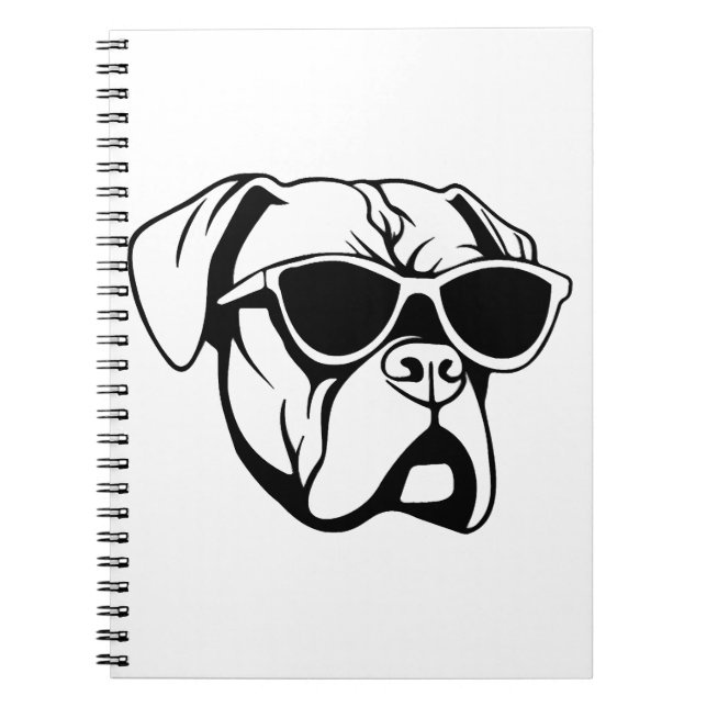 Boxer Dog Notebook (Front)