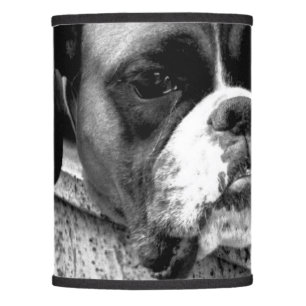 Boxer Dog On Windowsill lscna Lamp Shade